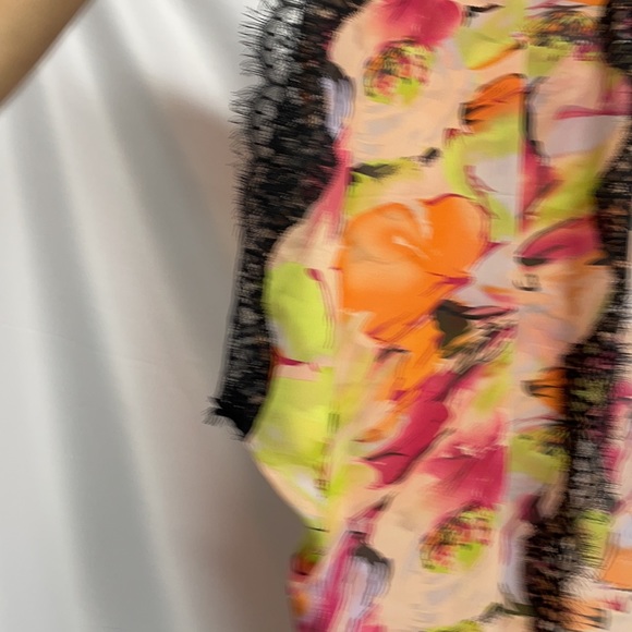 Kate & Mallory Sheer Floral Cover Up Duster SZ XL - Picture 2 of 5